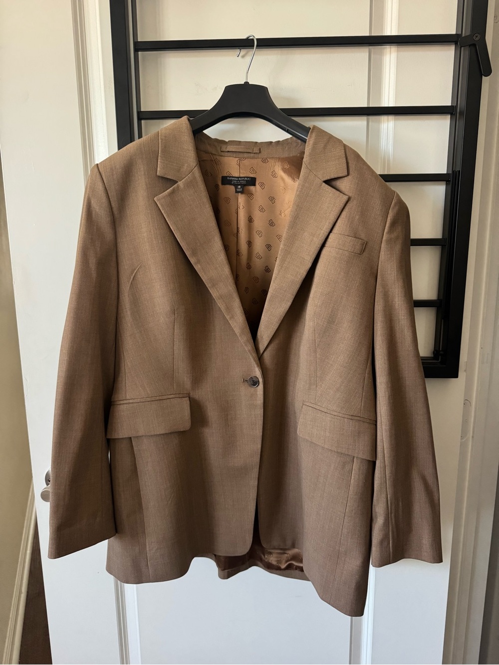 Banana Republic Tailored Blazer — Size 18, Camel/Tan